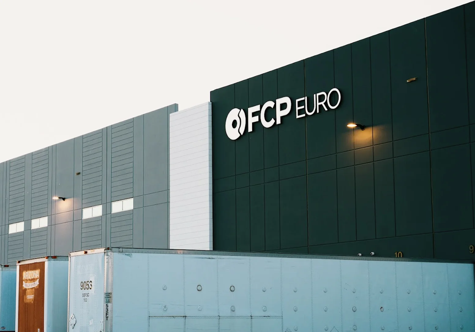 FCP Euro warehouse with delivery trailers